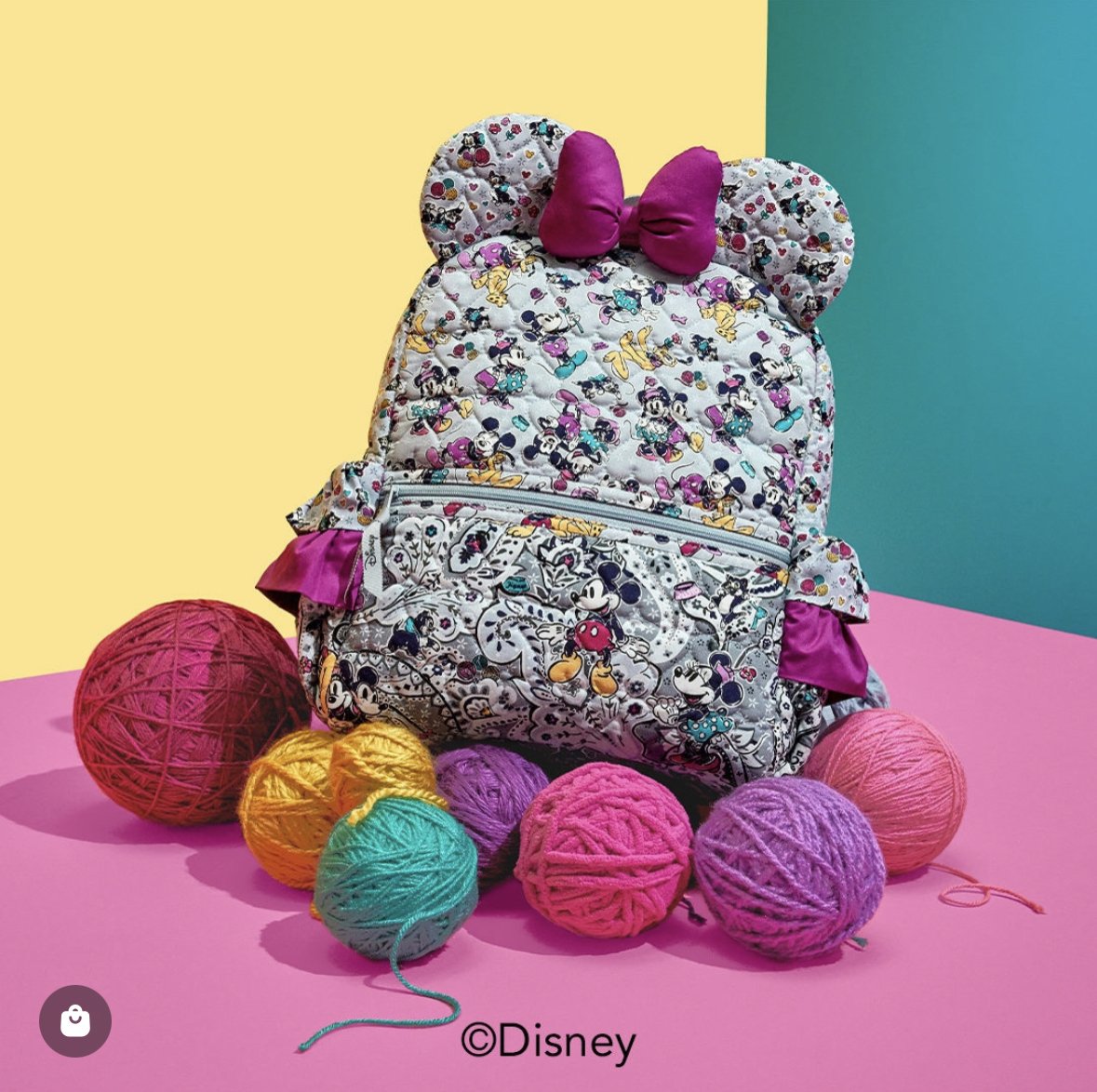 Disney Mickey Mouse Piccadilly Paisley Vera Bradley Collection